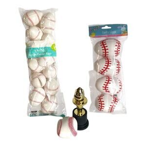 Baseball Easter Eggs Set + Trophy | Sports Themed Basket Filler for Girl or Boy